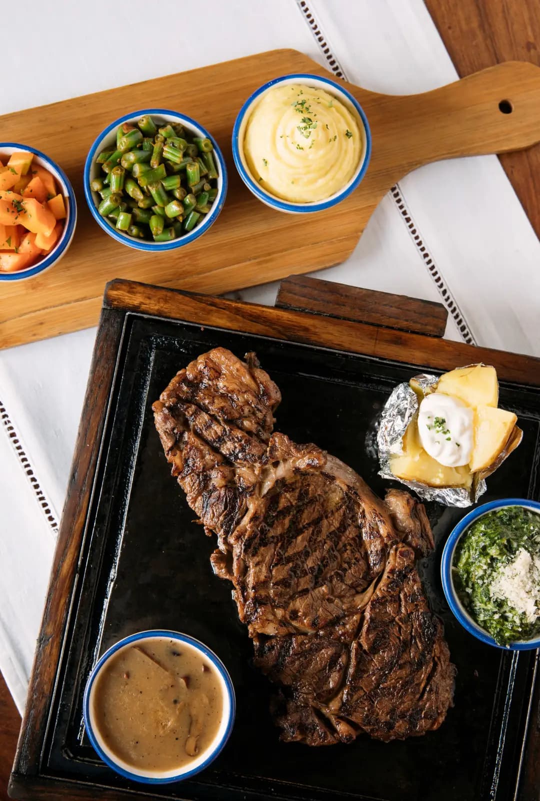 Angus Ribeye on the Sizzler