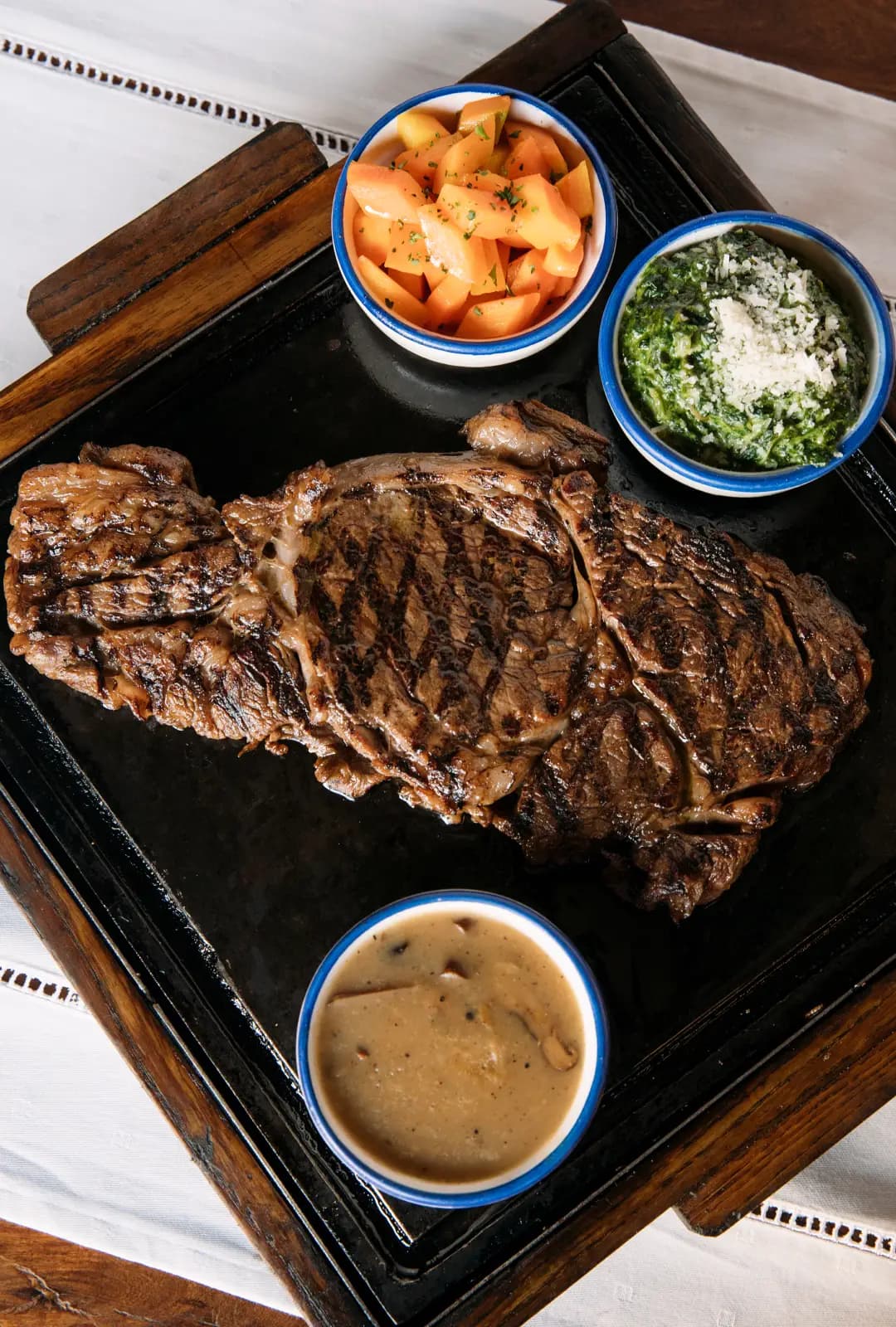 Angus Ribeye on the Sizzler